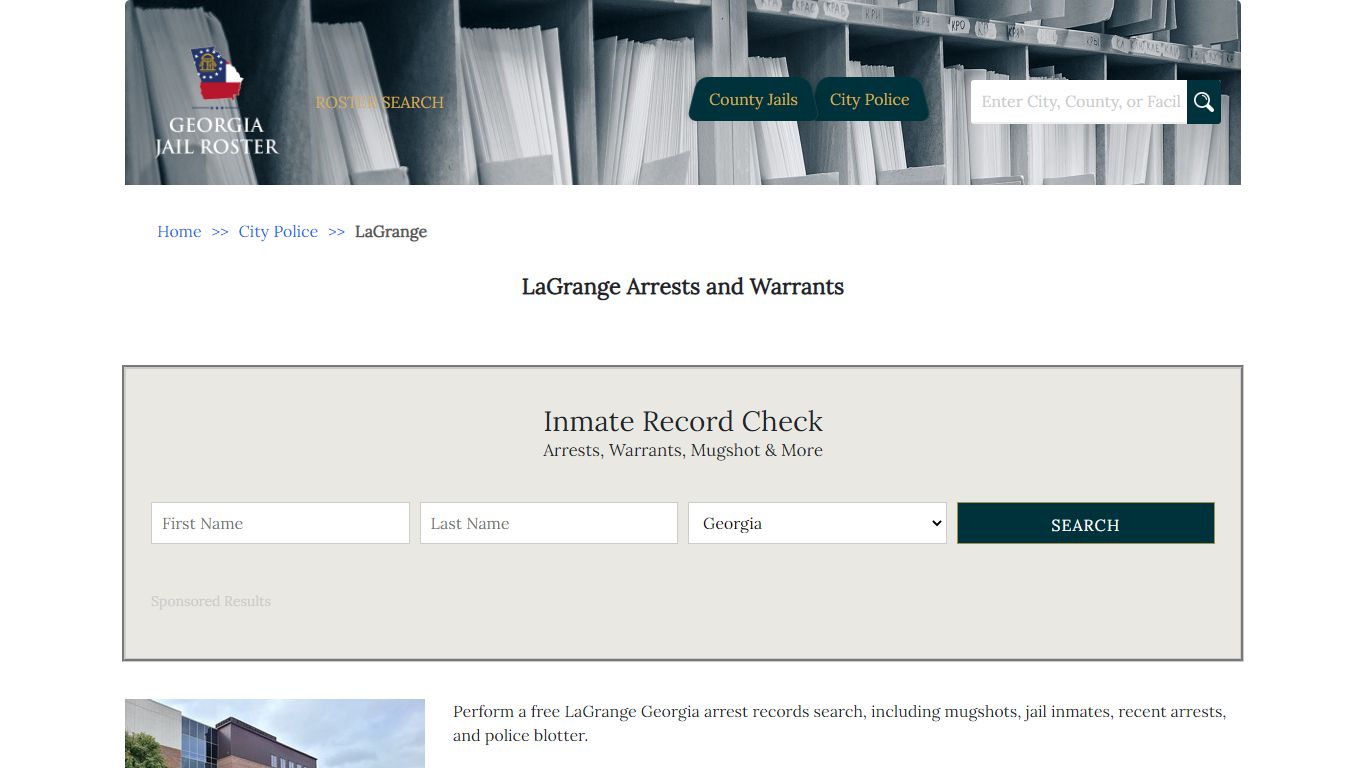 LaGrange Arrests and Warrants | Georgia Jail Inmate Search
