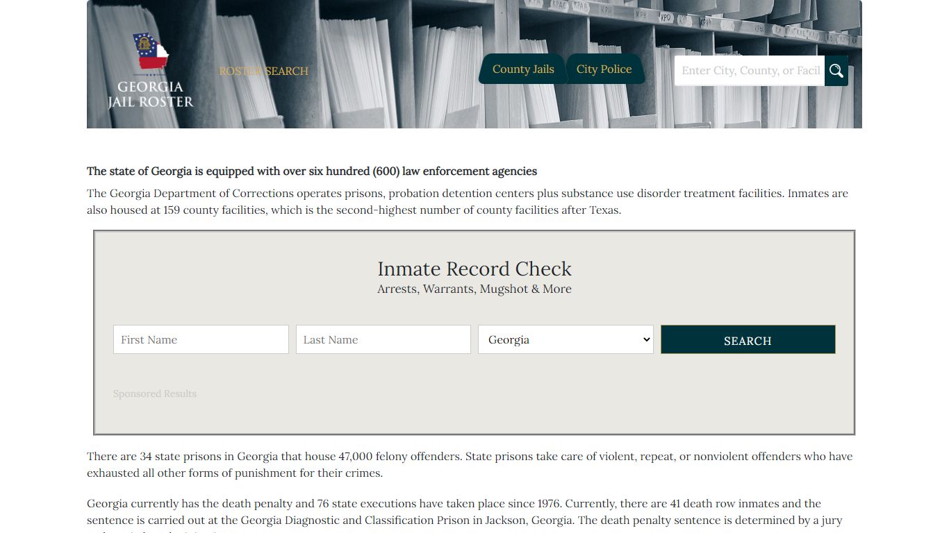 Troup County | Georgia Jail Inmate Search